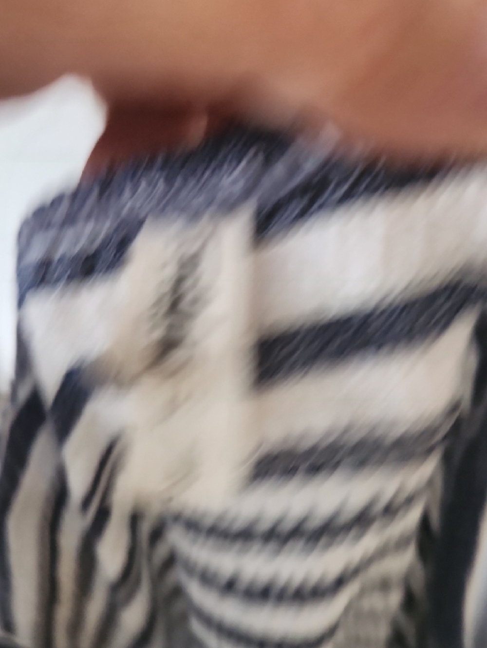 Navy and White Striped Long Sundress - Picture 5 of 5